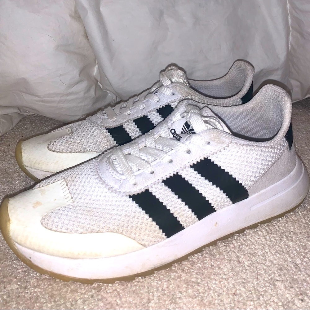 white adidas
